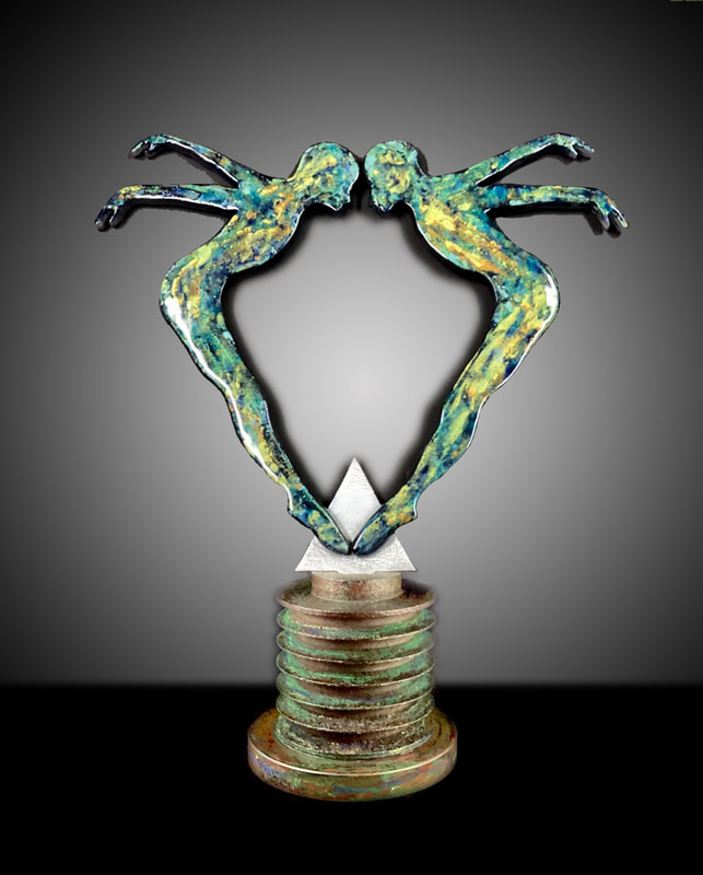 morgan bell, glass art, glass sculpture, original sculpture